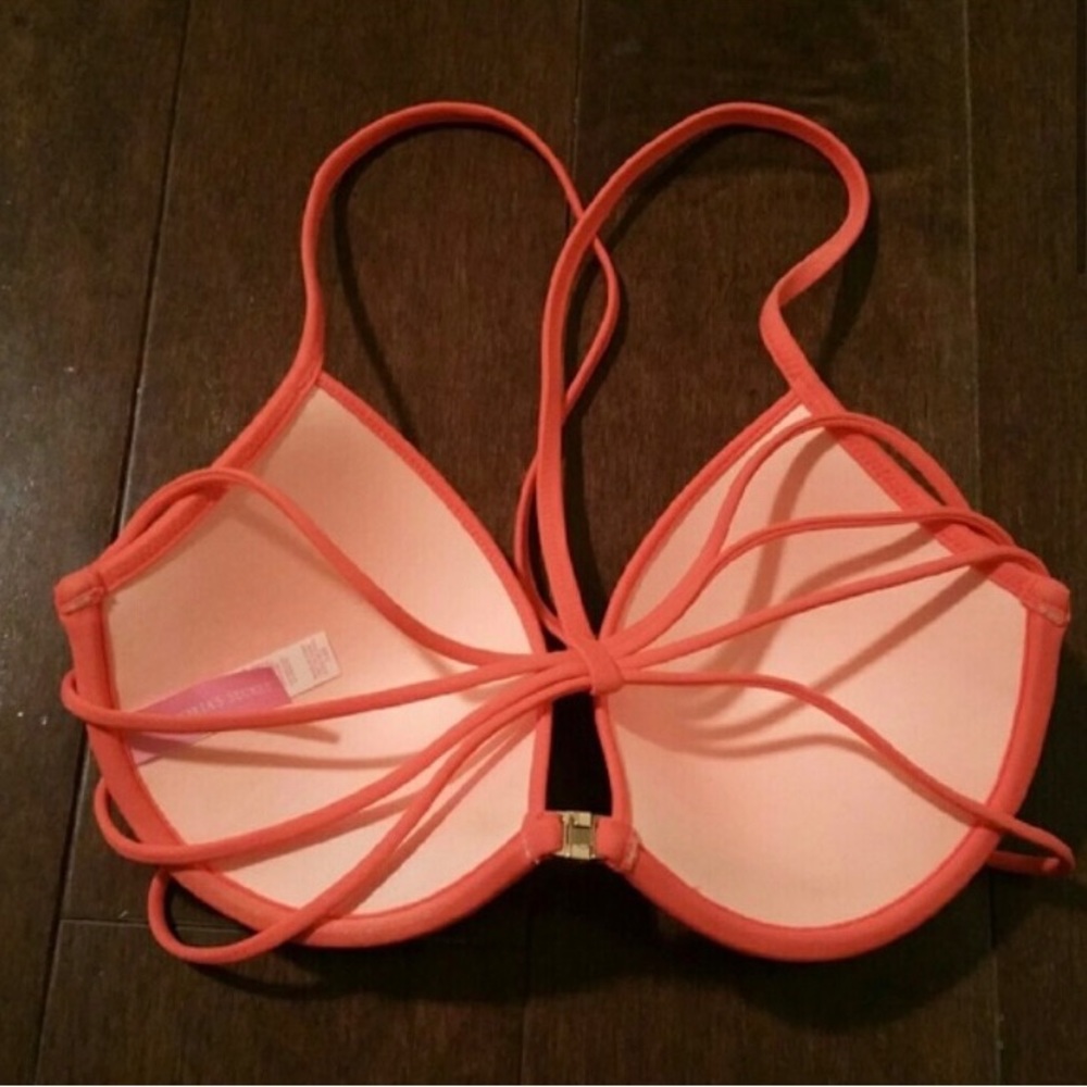 Victoria’s Secret 34B Strappy Padded Bikini Top - Picture 2 of 7